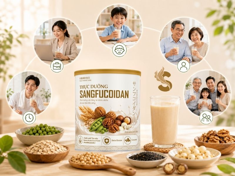 thực dưỡng sangfucoidan cho mọi lứa tuổi