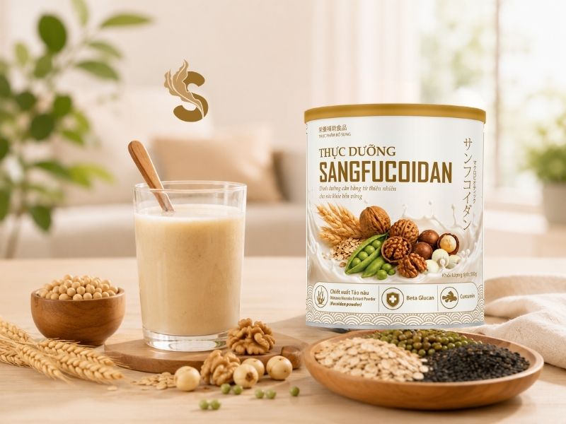 thực dưỡng sangfucoidan cho người ung thư dạ dày