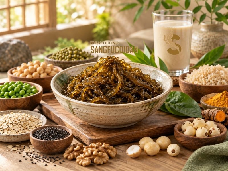 tảo nâu mozuku