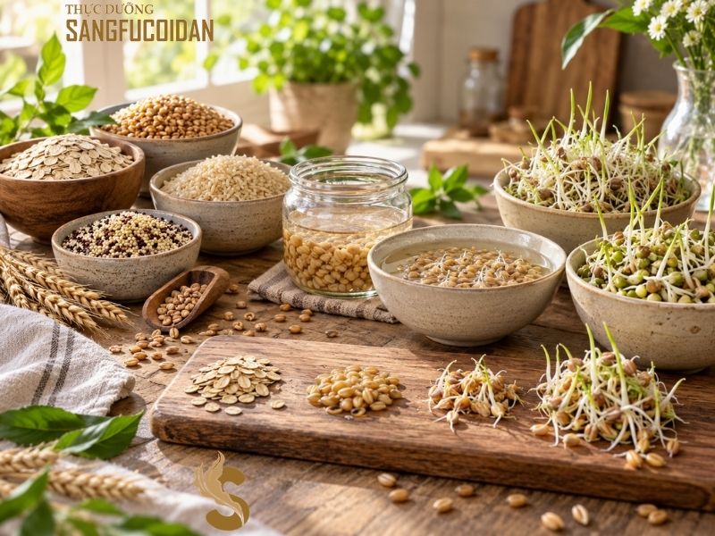 ngũ cốc nảy mầm
