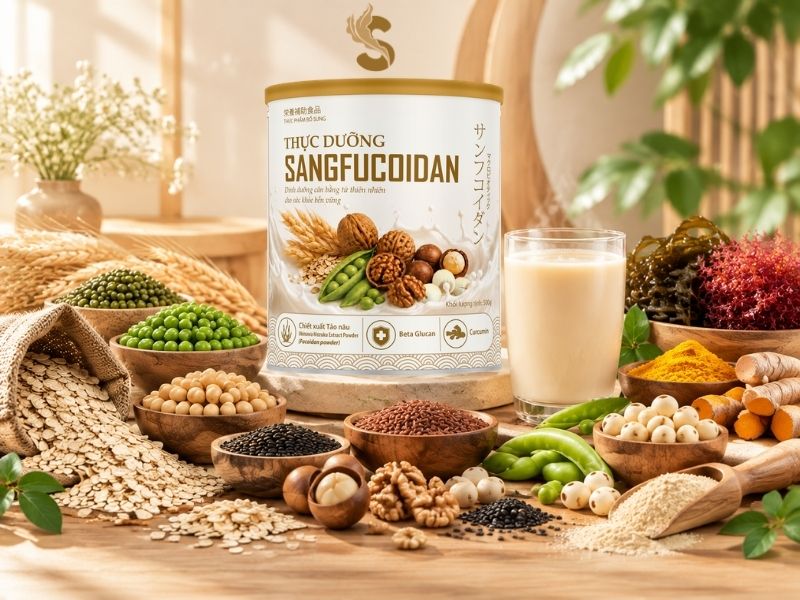 thực dưỡng sangfucoidan giàu dinh dưỡng