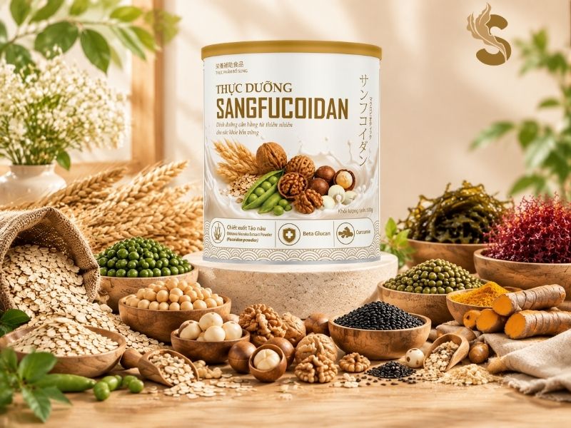 thực dưỡng sangfucoidan giàu dinh dưỡng