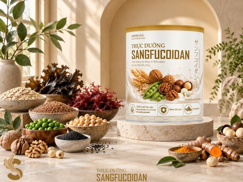 thành phần đầy đủ của thực dưỡng sangfucoidan