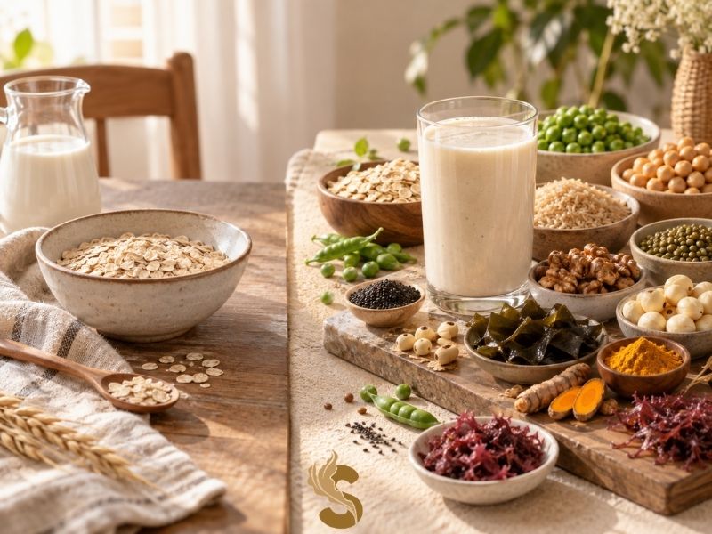 ngũ cốc và thực dưỡng sangfucoidan