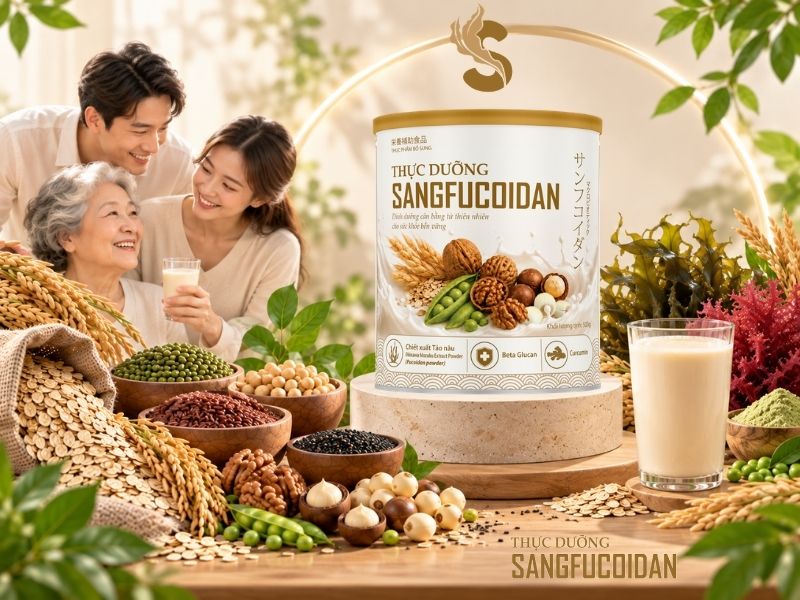 thực dưỡng sangfucoidan cho người thể trạng yếu
