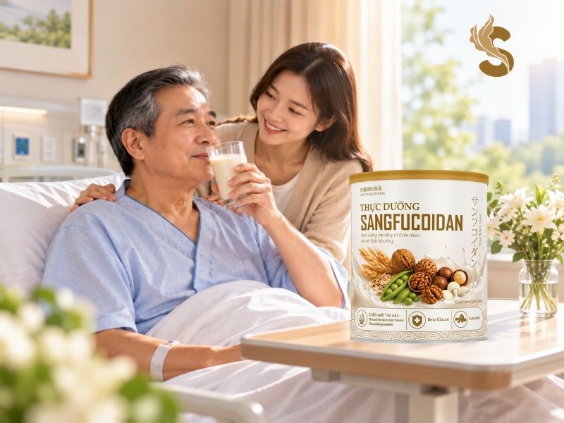 thực dưỡng sangfucoidan cho người vừa phẫu thuật