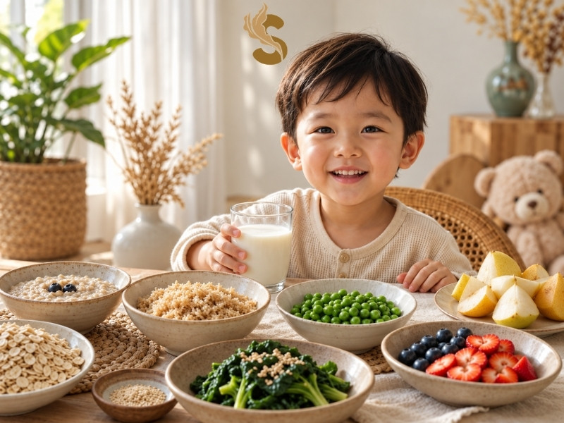 sữa hạt cho bé 3 tuổi
