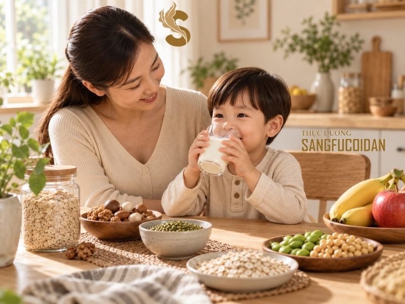 thực dưỡng sangfucoidan cho bé từ 3 tuổi