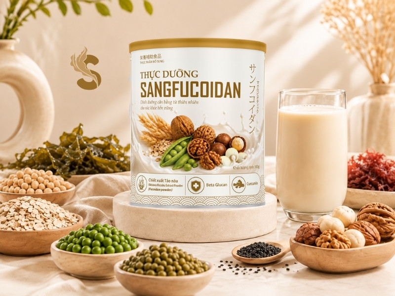 thực dưỡng sangfucoidan giàu dinh dưỡng