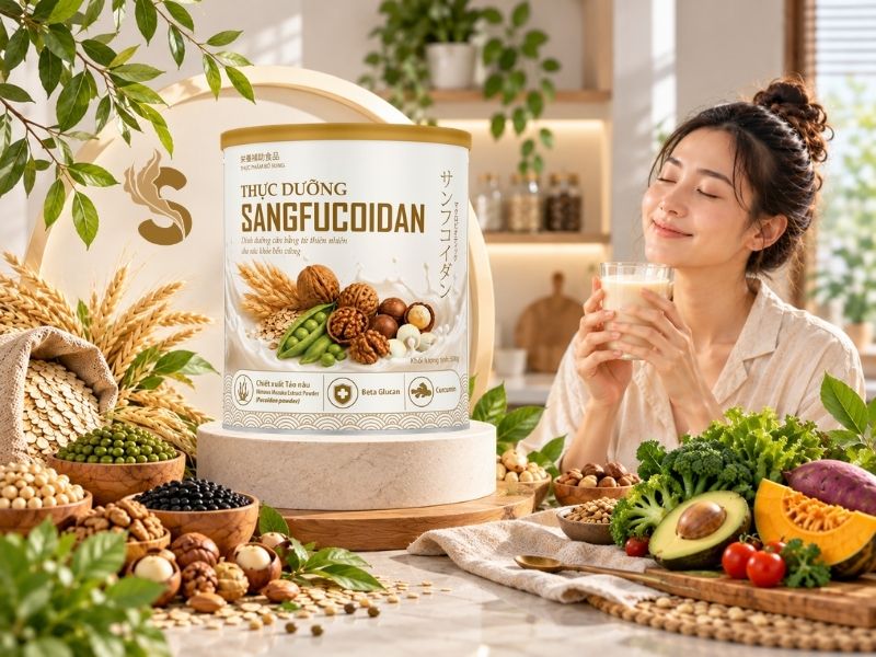 thực dưỡng sangfucoidan cho người ăn chay
