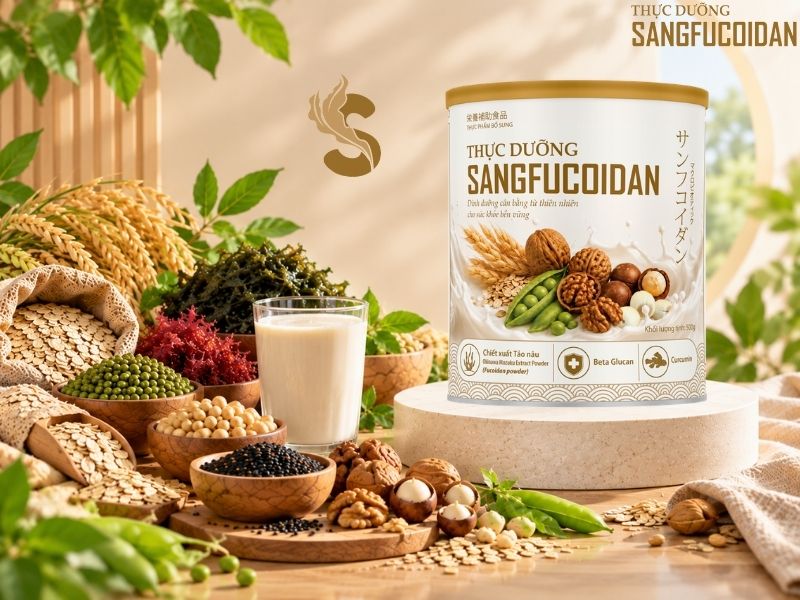 thực dưỡng sangfucoidan ít tinh bột