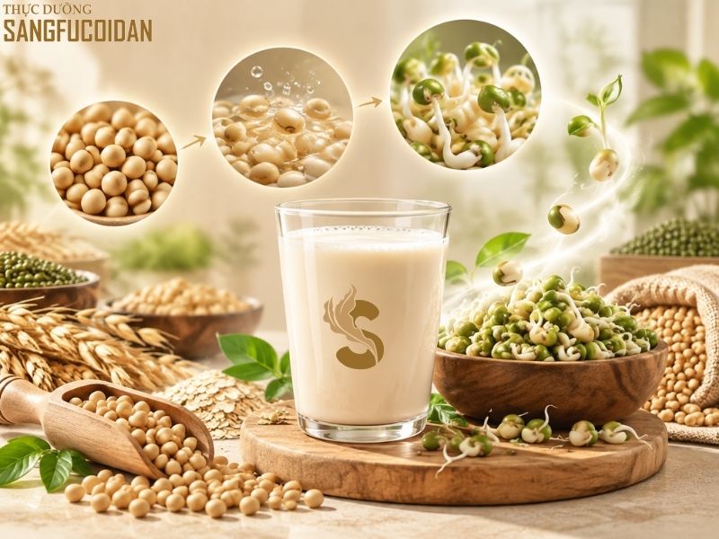 sữa đậu nảy mầm