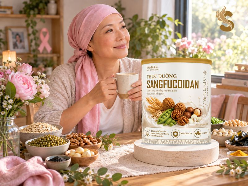 thực dưỡng sangfucoidan cho người ung thư vú