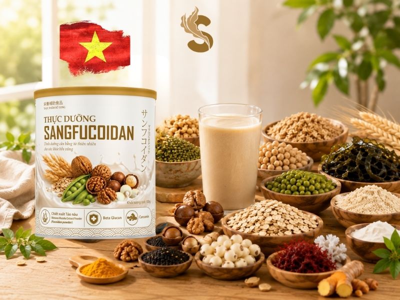 thực dưỡng sangfucoidan xuất xứ ở Việt Nam