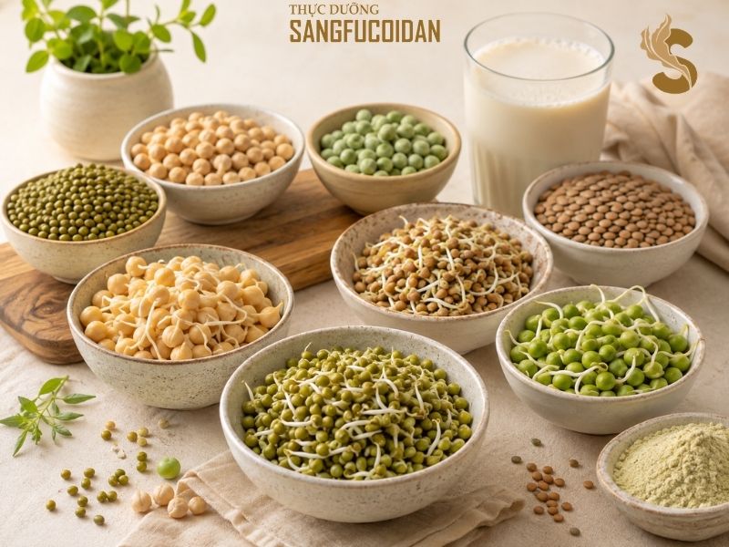 đậu nảy mầm