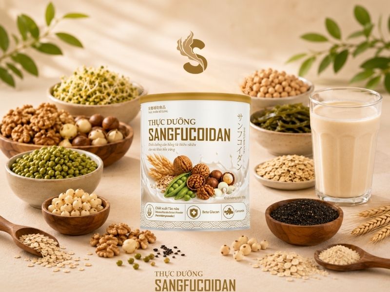 thực dưỡng sangfucoidan có đậu nảy mầm