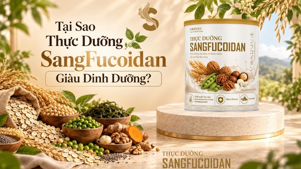 Thực Dưỡng Sangfucoidan giàu dinh dưỡng