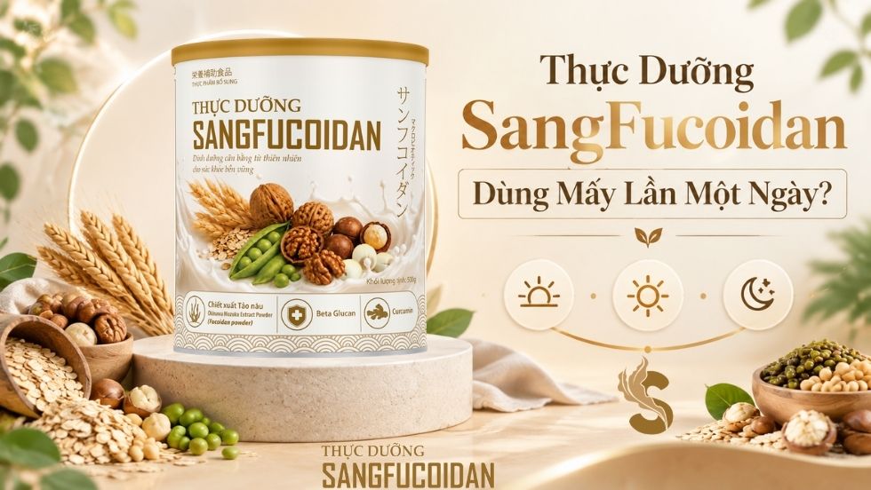 thực dưỡng sangfucoidan dùng mấy lần mỗi ngày