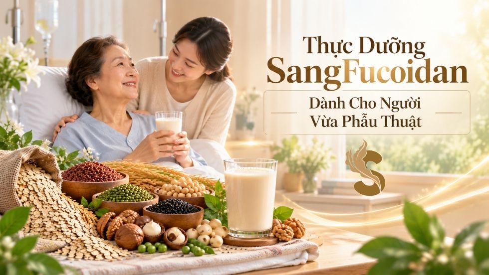 thực dưỡng sangfucoidan cho người vừa phẫu thuật