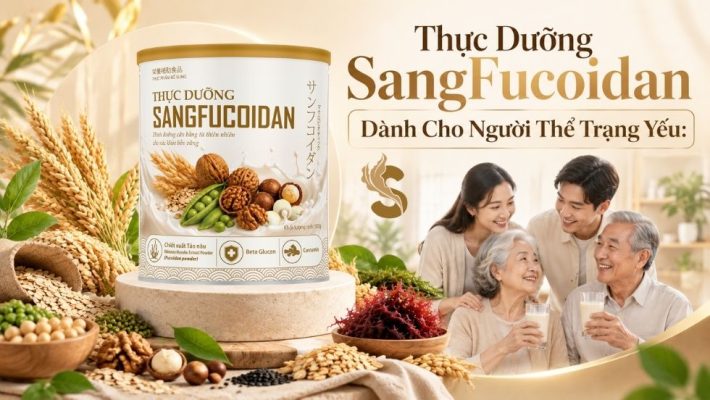 thực dưỡng sangfucoidan cho người thể trạng yếu